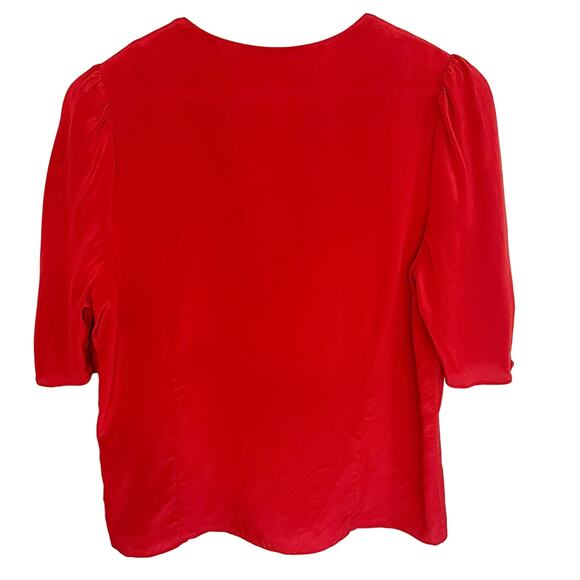 Frame Denim Rust Button-Up Blouse - Picture 3 of 6